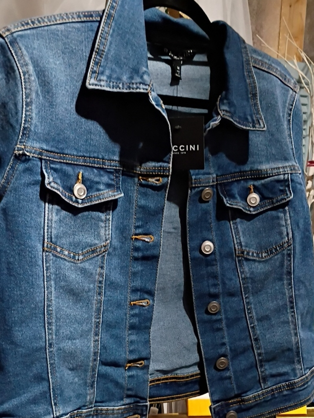 Baccini Medium Blue Denim Jacket